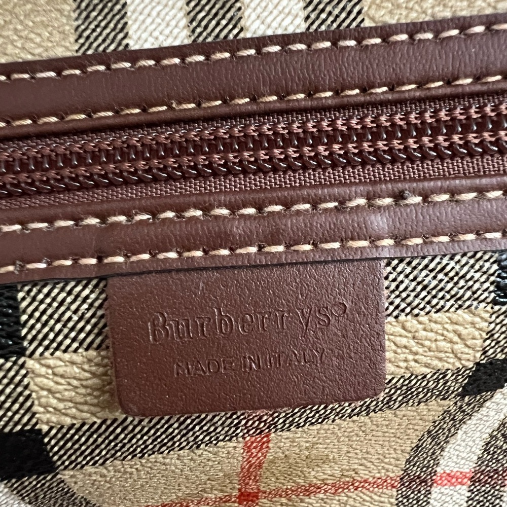 Vintage Buryberry’s Burberry Vintage Nova Check Haymarket Travel Duffle plaid - Picture 15 of 17